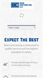 Mobile Screenshot of bear-contracting.com